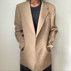 Vintage wool blend oversized blazer
